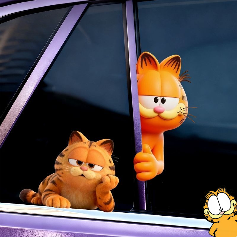 Car Accessories Cute - Garfield anime cartoon cute funny secretly