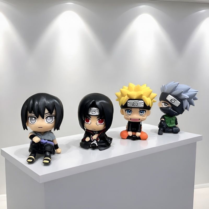 Car Accessories Cute - NARUTO cartoon cute figurine model kawaii