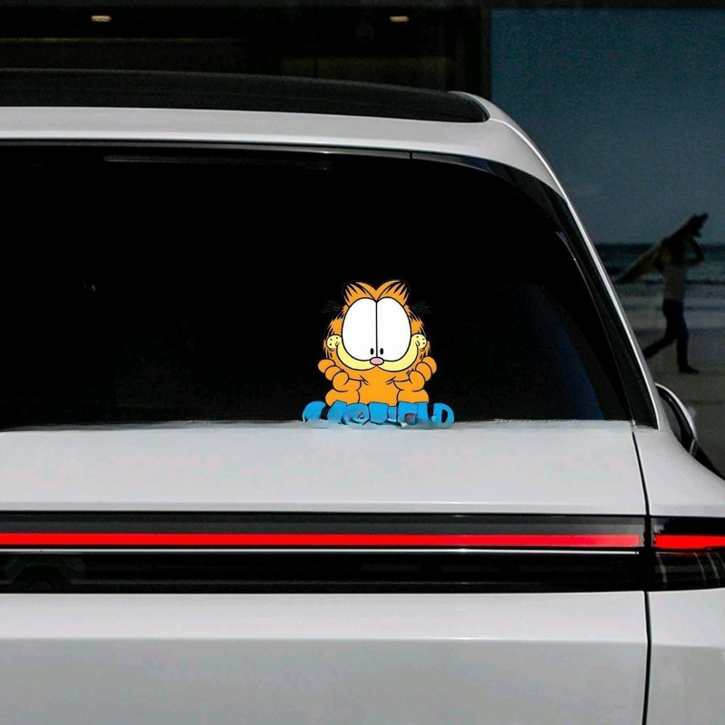 Creative cartoon cute Garfield - огляд і ціна Car Accessories Cute