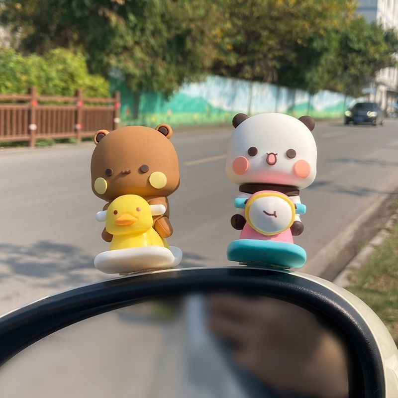 Yier Bubu Spring Swing Figurin - огляд і ціна Car Accessories Cute
