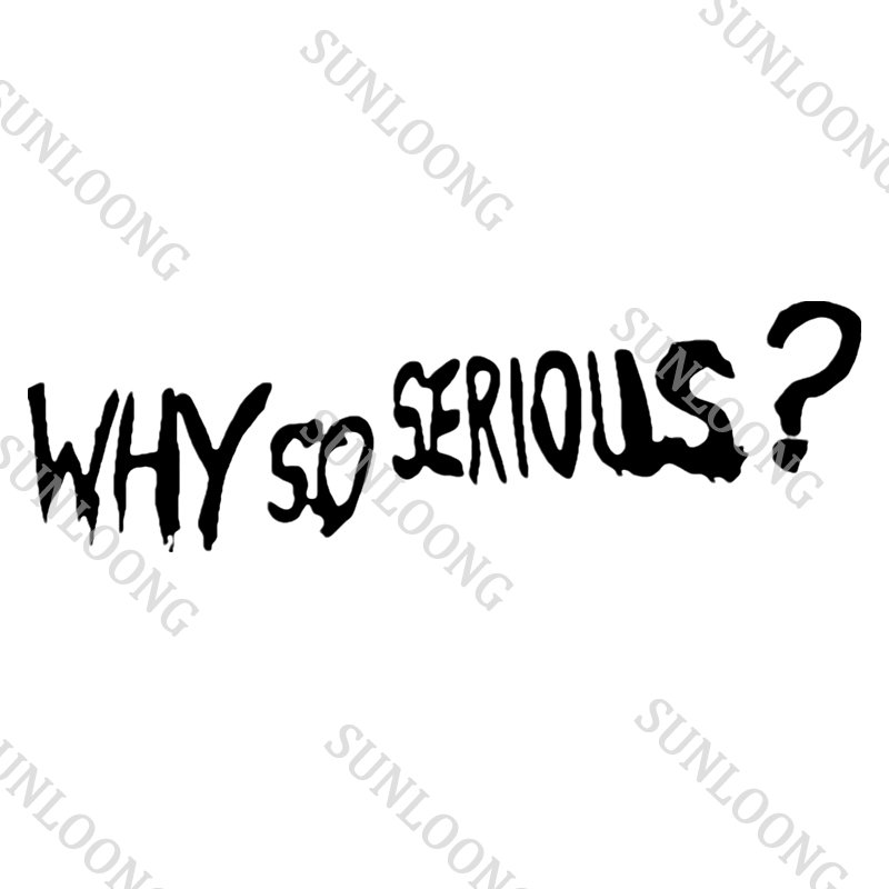 Personalized Why So Serious Ca - огляд і ціна Car Accessories Joker