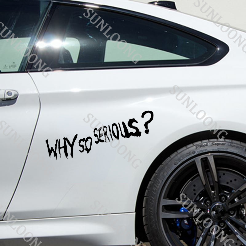 Personalized Why So Serious Ca - огляд і ціна Car Accessories Joker