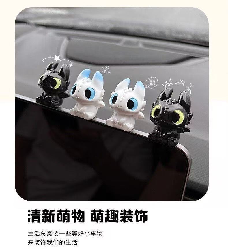 Cute toothless baby doll figur - огляд і ціна Car Accessories Cute