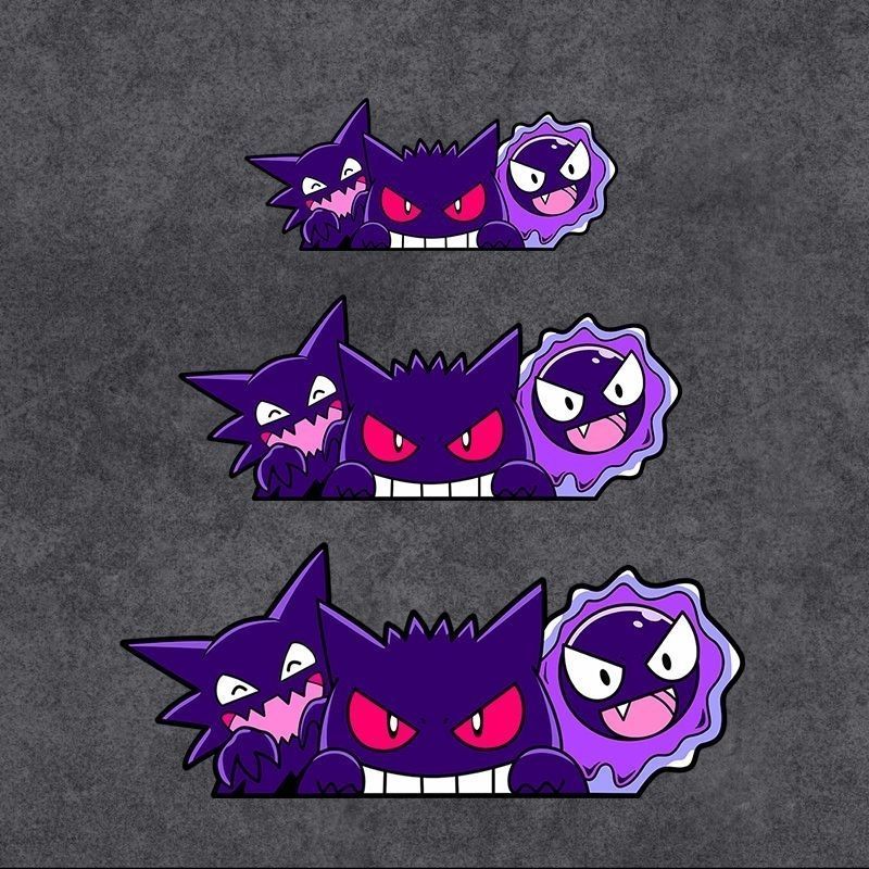 Cute Pokemon Gengar Anime Car  - огляд і ціна Car Accessories Cute
