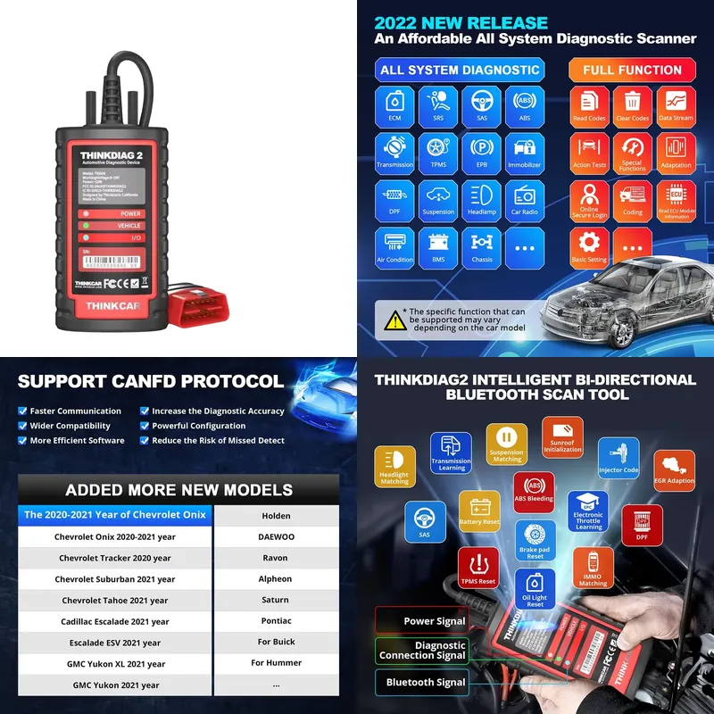 Thinkdiag 2 Diagnostic Tool OB - огляд і ціна Obd2 Scanner