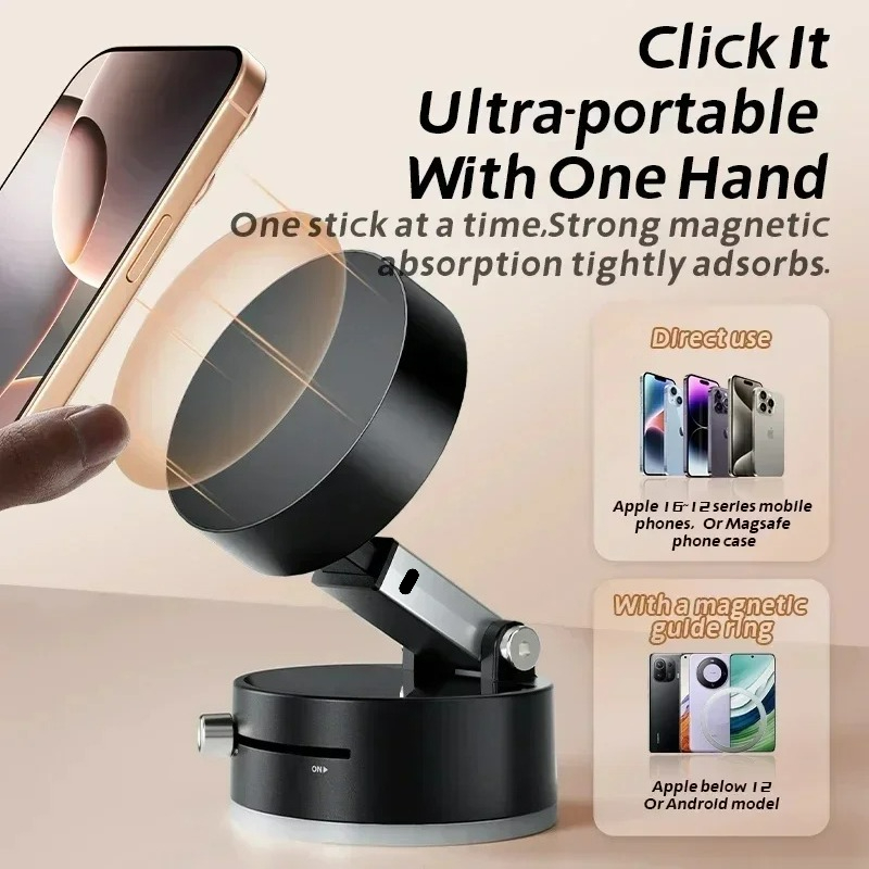 High Performance Magnetic Vacu - огляд і ціна Car Phone Holder Magnetic