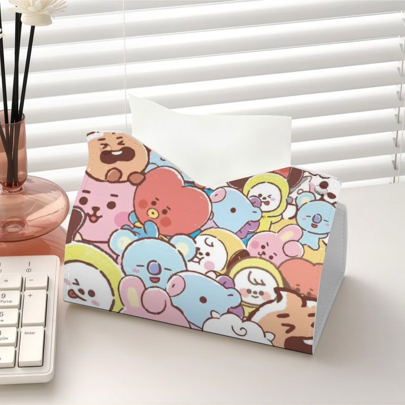 bt21 idol-related paper towel  - огляд і ціна Car Accessories Cute
