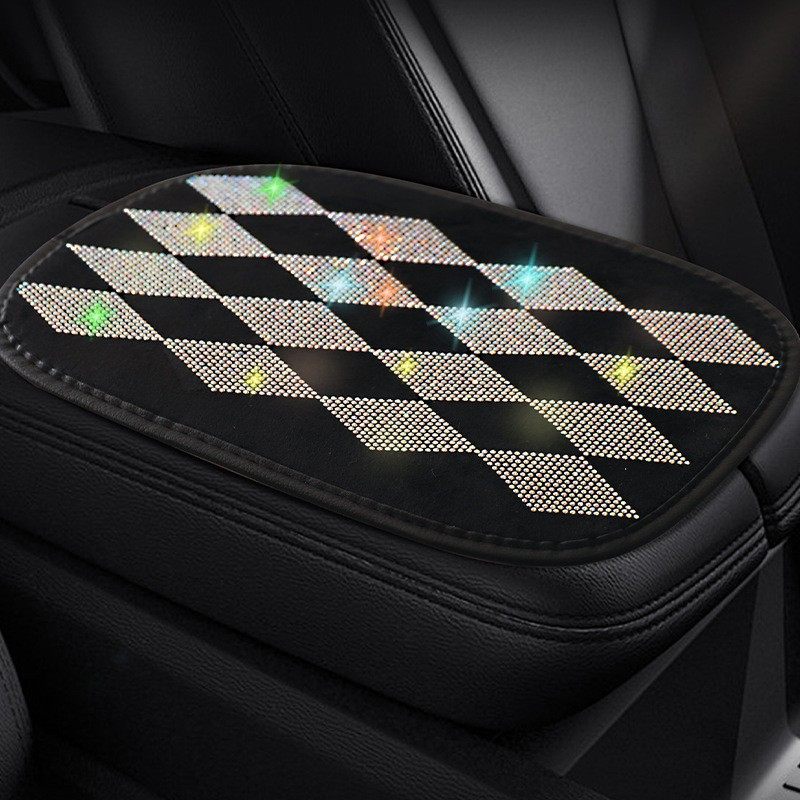 Car Armrest Pad Diamond Waterp - огляд і ціна Car Accessories For Women