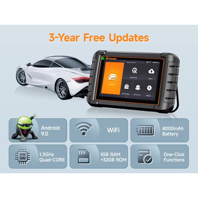 NT809BT OEM ODM Car Diagnostic - огляд і ціна Obd2 Scanner