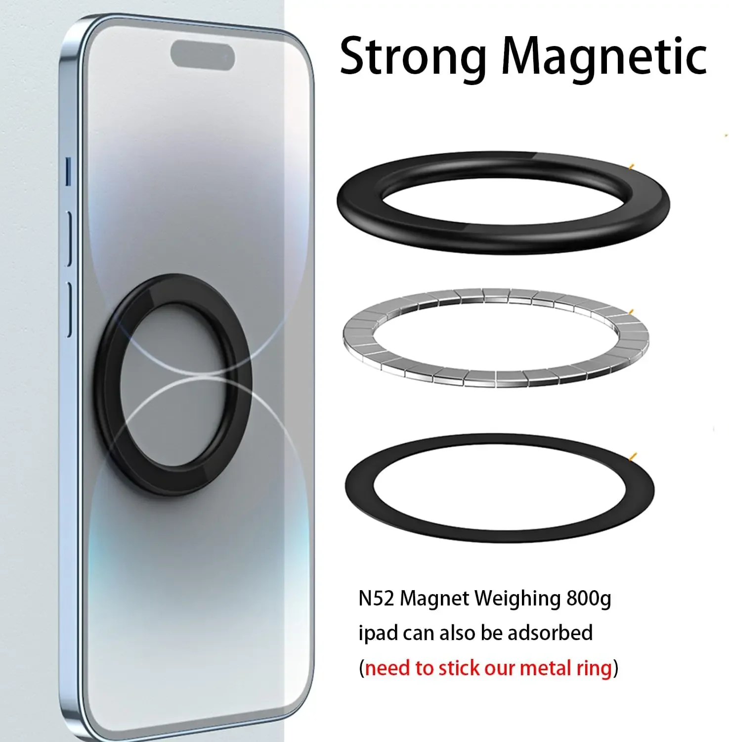 For MagSafe Magnetic Ring Hold - огляд і ціна Car Phone Holder Magnetic