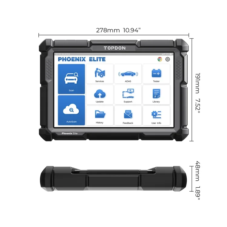 TOPDON PHOENIX ELITE Car Ecu U - огляд і ціна Obd2 Scanner