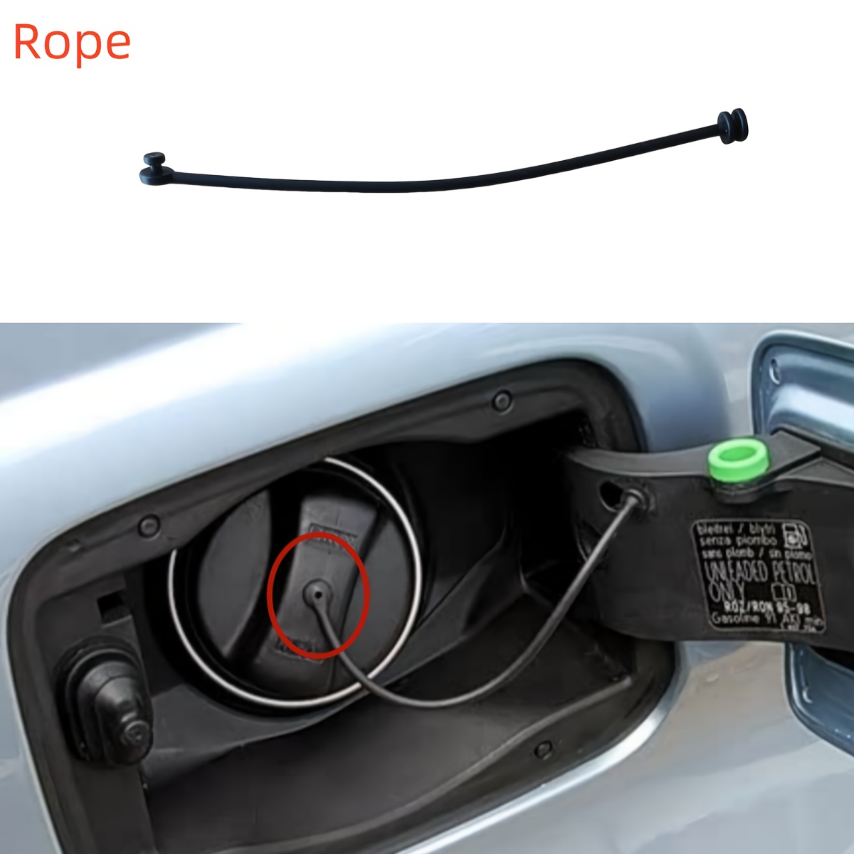 1pc Car Fuel Tank Cap Cable An - огляд і ціна Car Accessories Brand