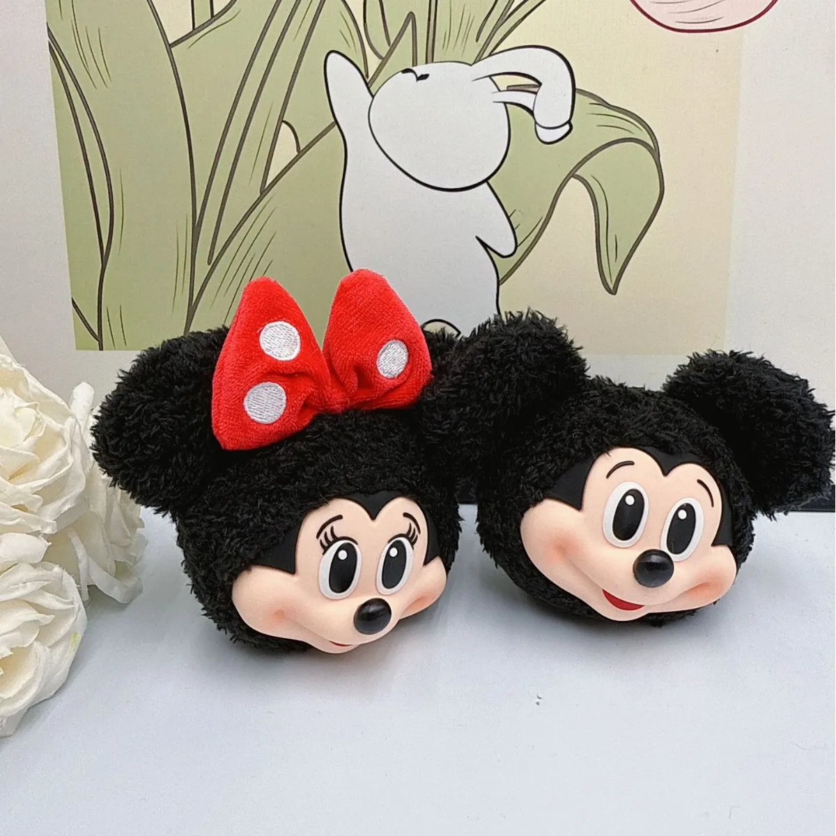 Mickey Minnie Plush Doll Keych - огляд і ціна Car Accessories Cute