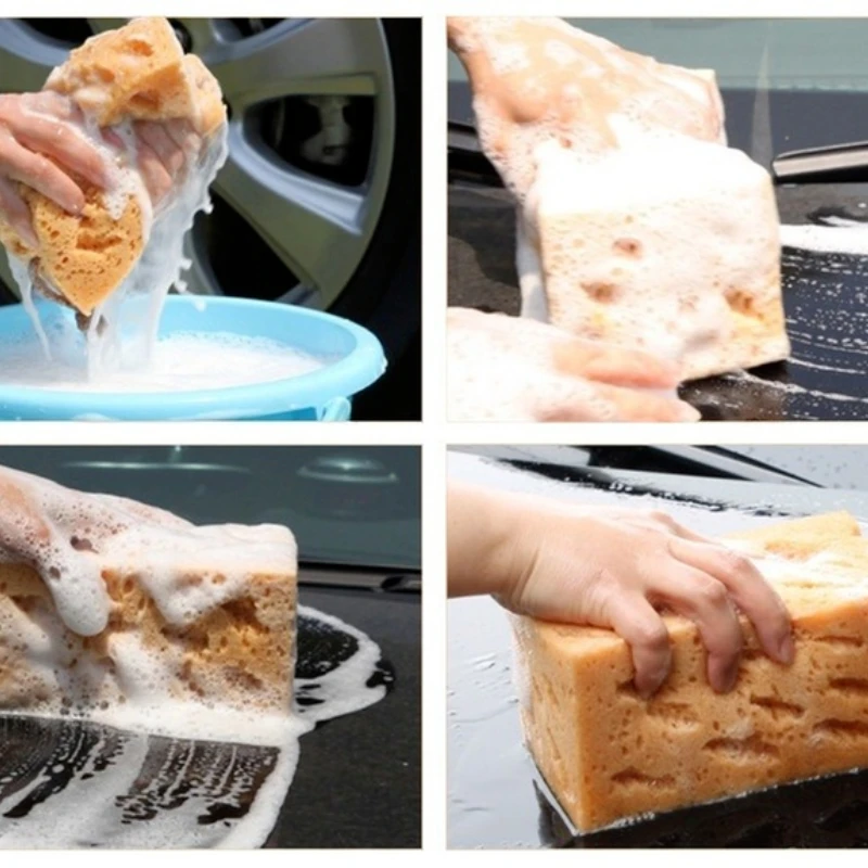 Car Washing Sponge Large Honey - огляд і ціна Car Detailing Brush