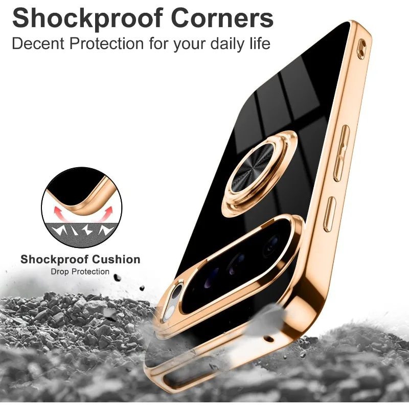 Fashion Slim Soft TPU Gold Pla - огляд і ціна Car Phone Holder Magnetic