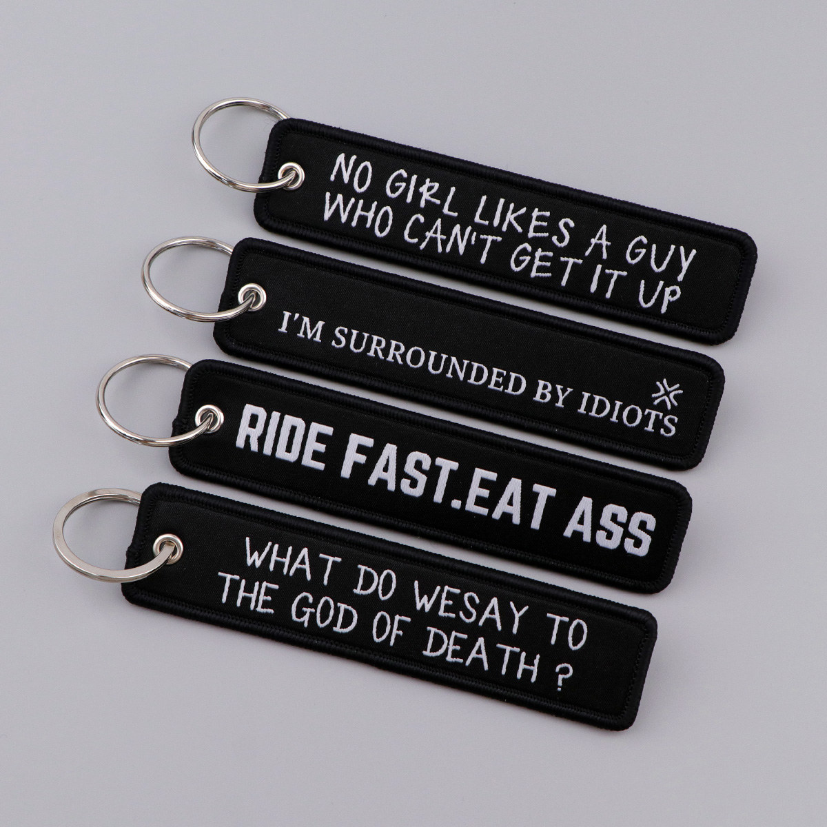 Warning Quotes Embroidery Key  - огляд і ціна Car Accessories For Women