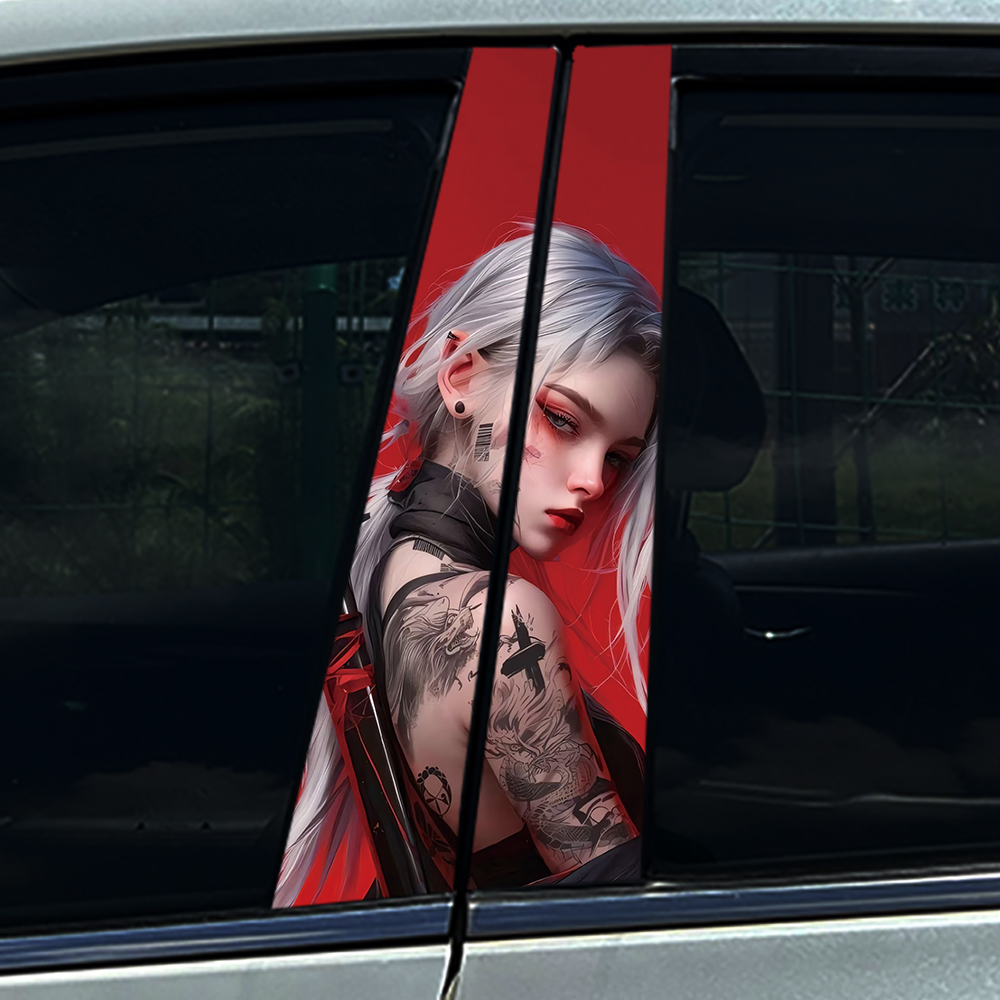 4Pcs/Set Neo-Tokyo White Hair  - огляд і ціна Car Accessories In Tokyo