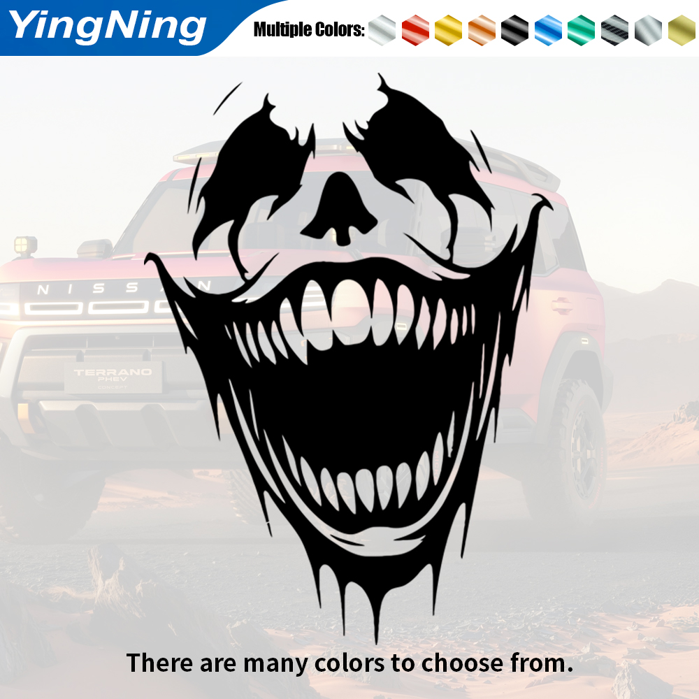 Scary Joker Smile Car Stickers - огляд і ціна Car Accessories Joker