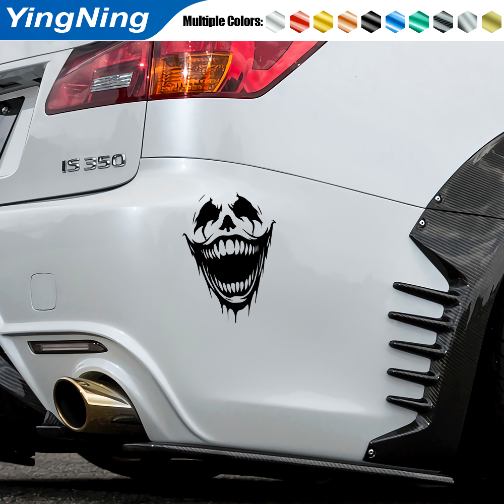 Scary Joker Smile Car Stickers - огляд і ціна Car Accessories Joker