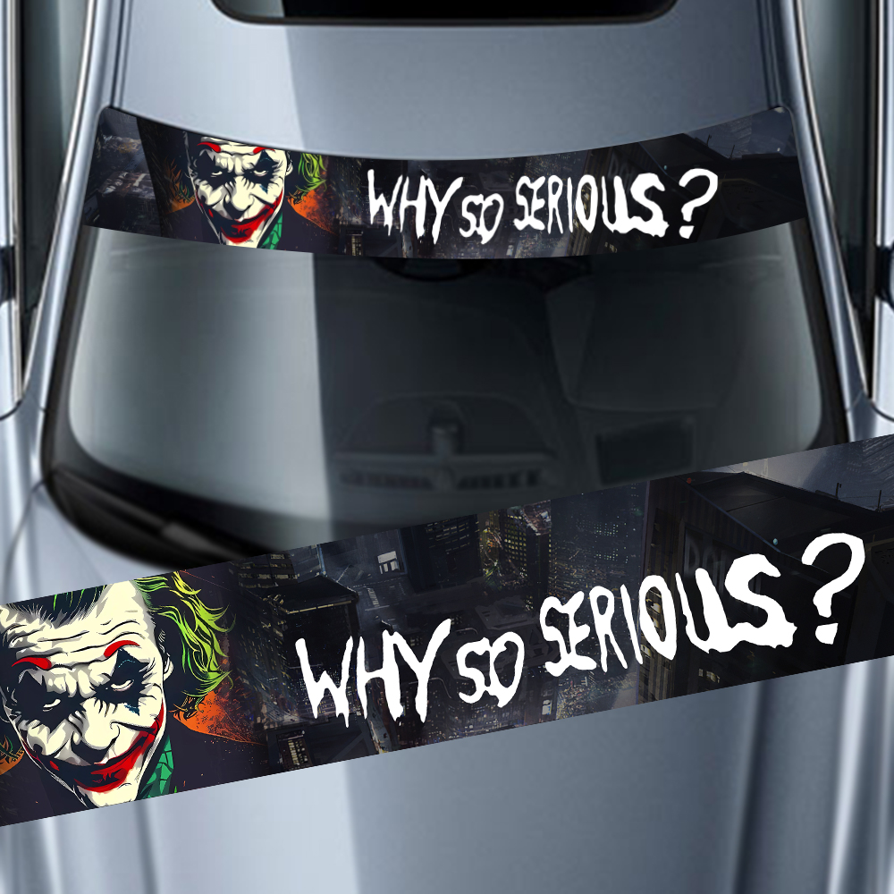 Why So Serious Car Sticker fun - огляд і ціна Car Accessories Joker
