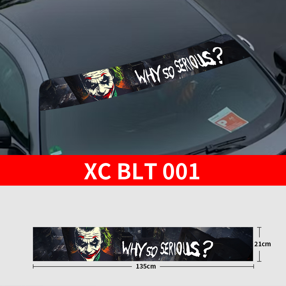 Why So Serious Car Sticker fun - огляд і ціна Car Accessories Joker