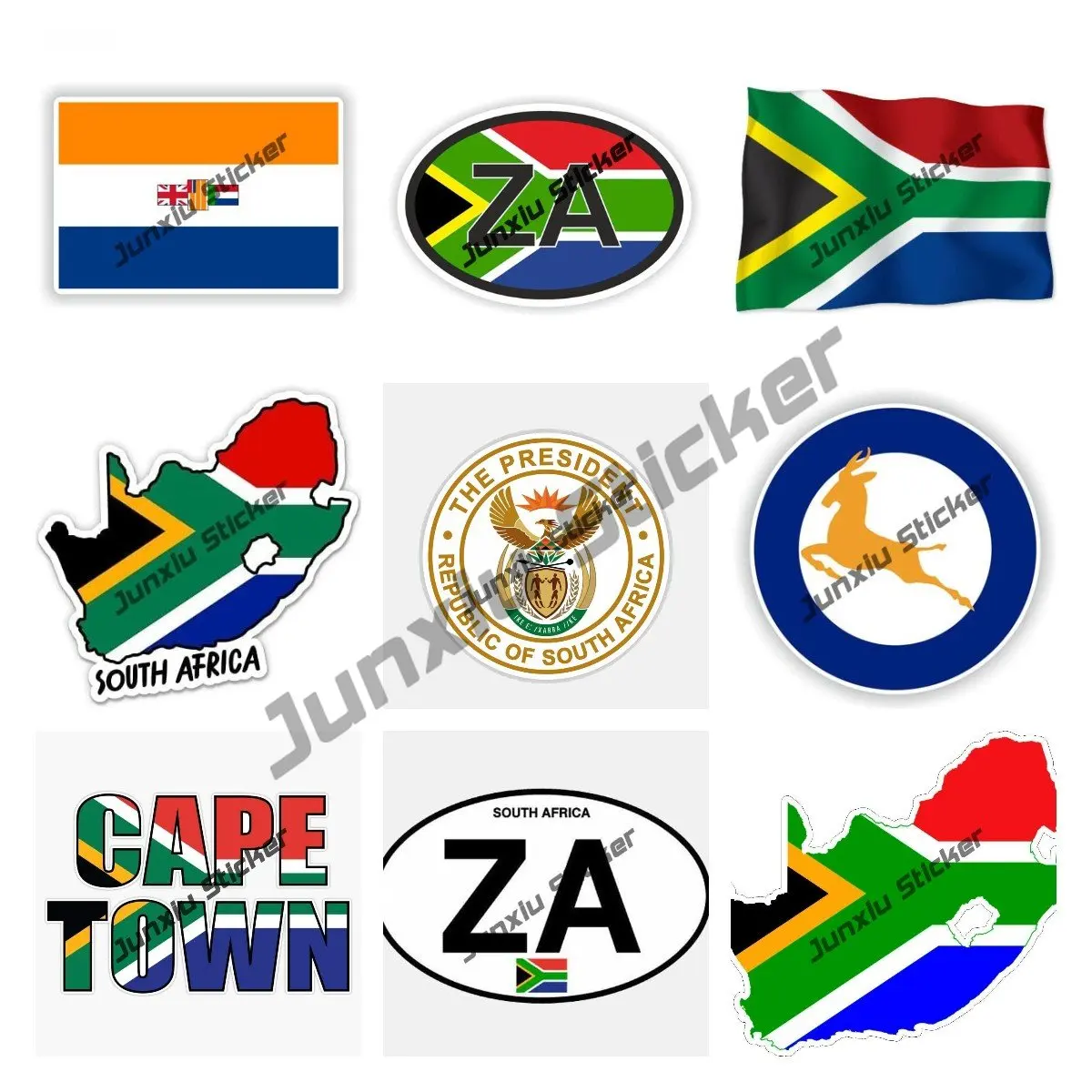 South Africa Map with Flag Vin - огляд і ціна Car Accessories Cape Town