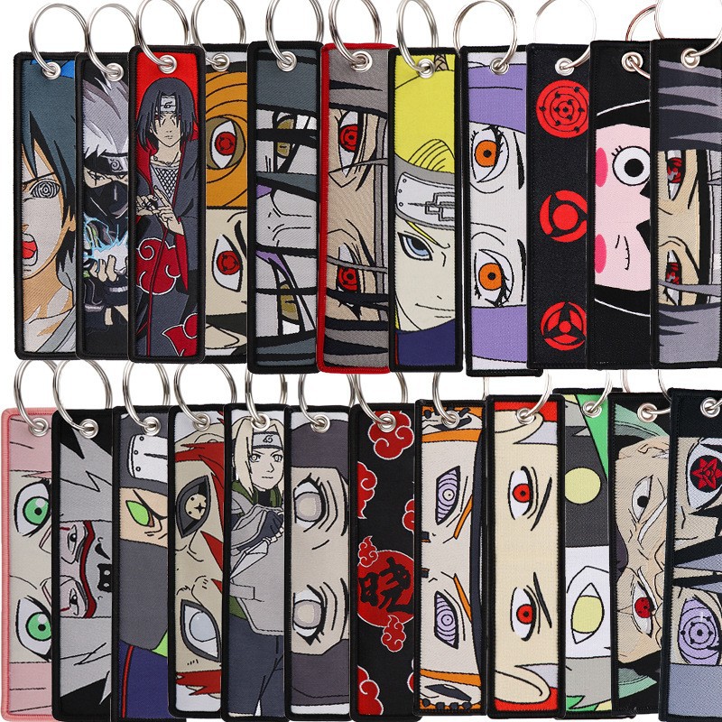 Anime Naruto Embroidery Key Fo - огляд і ціна Car Accessories For Women