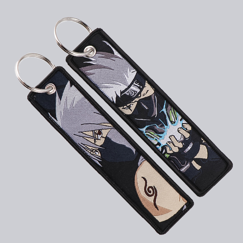 Anime Naruto Embroidery Key Fo - огляд і ціна Car Accessories For Women