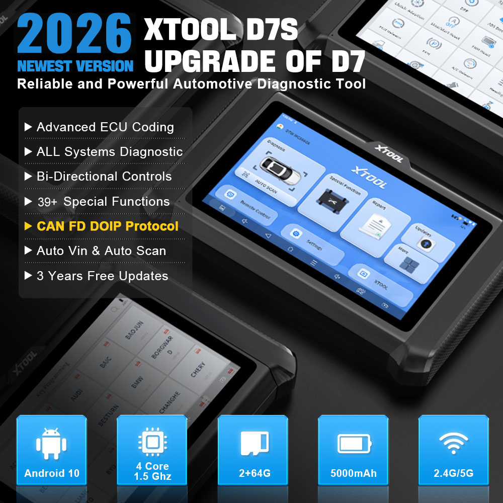 USA Warehouse XTOOL D7S Car EC - огляд і ціна Obd2 Scanner