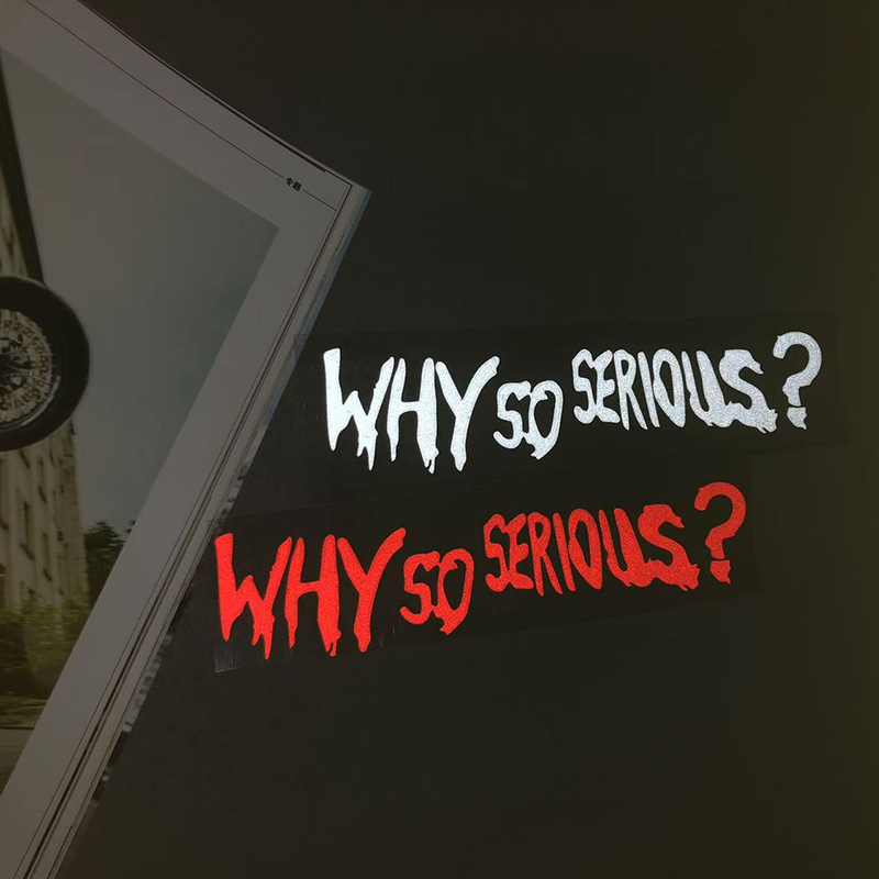 Why So Serious Decals Motorcyc - огляд і ціна Car Accessories Joker