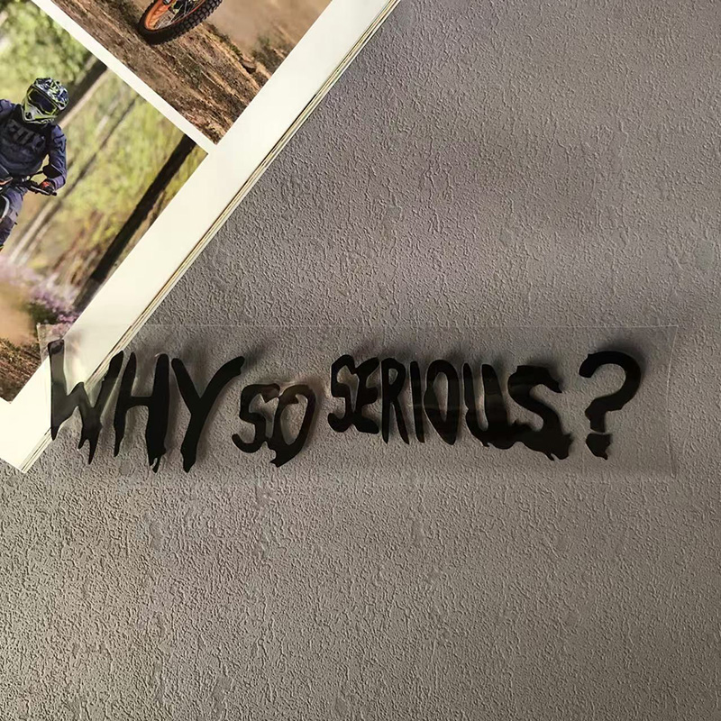 Why So Serious Decals Motorcyc - огляд і ціна Car Accessories Joker