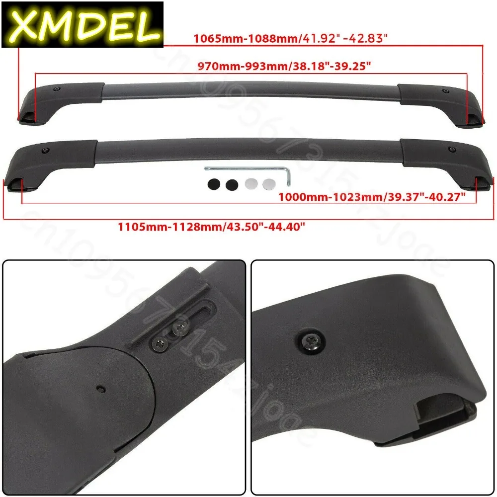car styling 2pcs Black Roof Ra - огляд і ціна Car Roof Rack Cross Bar