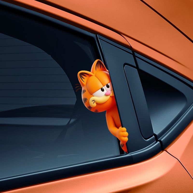 Garfield anime cartoon cute fu - огляд і ціна Car Accessories Cute