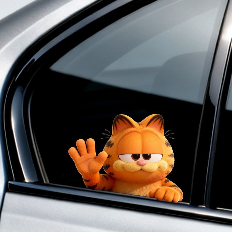 Garfield anime cartoon cute fu - огляд і ціна Car Accessories Cute
