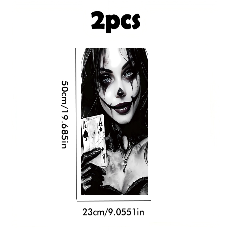 2pcs car B-pillar stickers Jok - огляд і ціна Car Accessories Joker