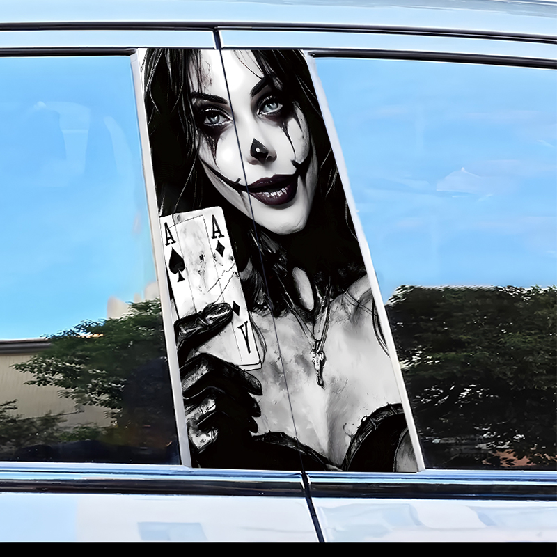 2pcs car B-pillar stickers Jok - огляд і ціна Car Accessories Joker