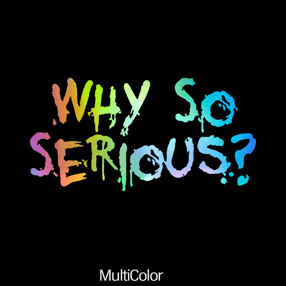 Why So Serious Joker Sticker W - огляд і ціна Car Accessories Joker