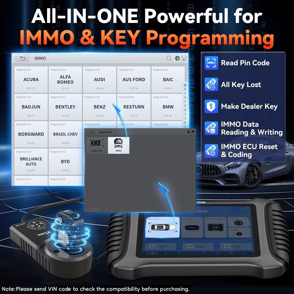 XTOOL X100 PAD3 with KC100 EEP - огляд і ціна Obd2 Scanner